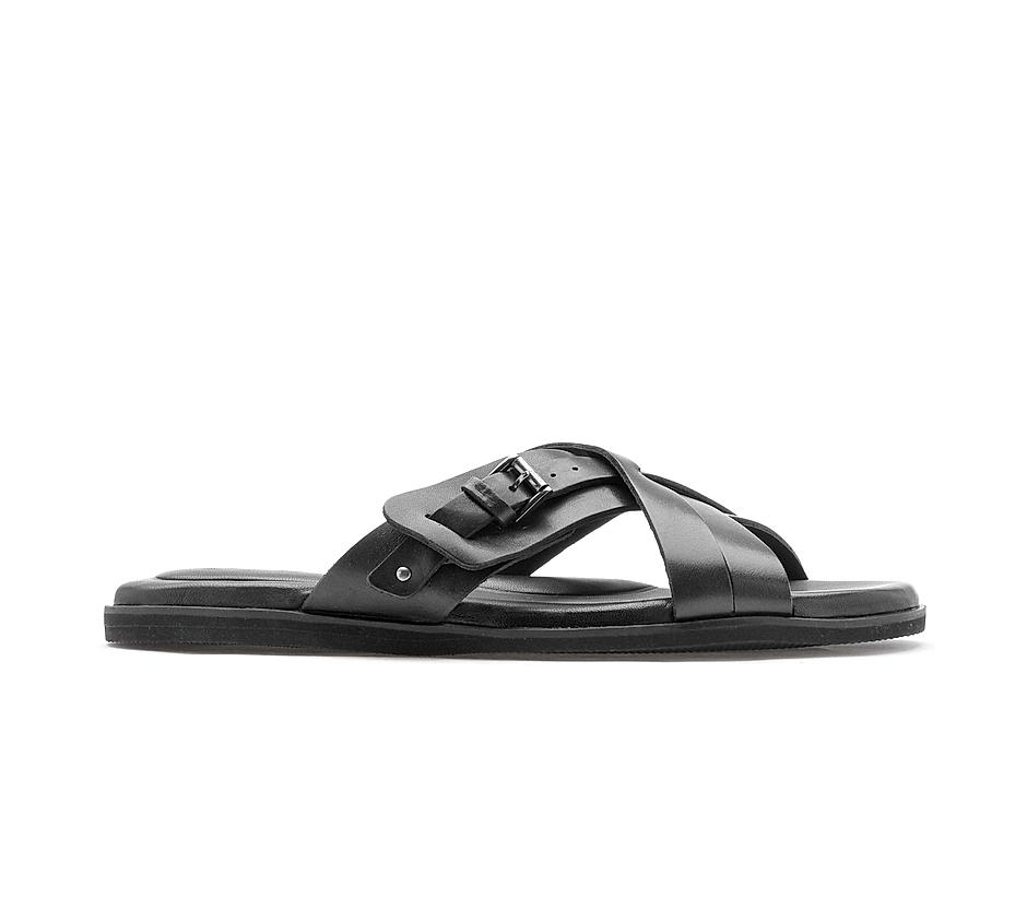 The Rio Black Men Slipper Ruosh