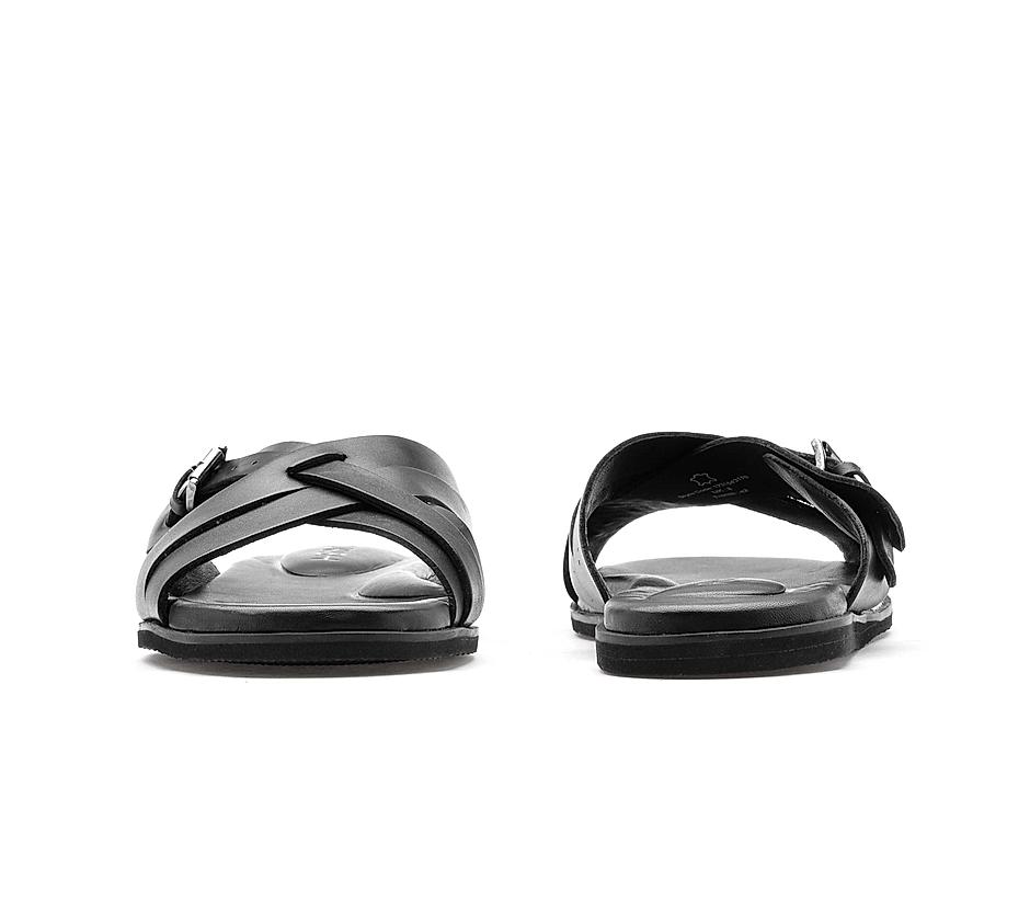 The Rio Black Men Slipper Ruosh