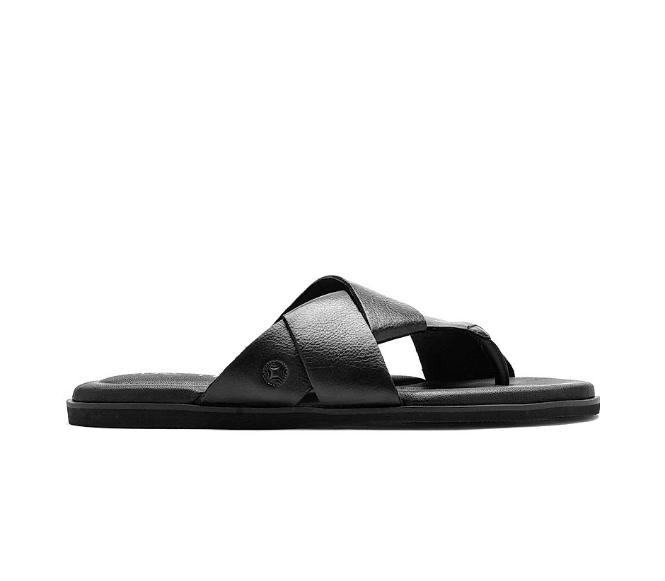 The Rubio Black Men Slipper Ruosh