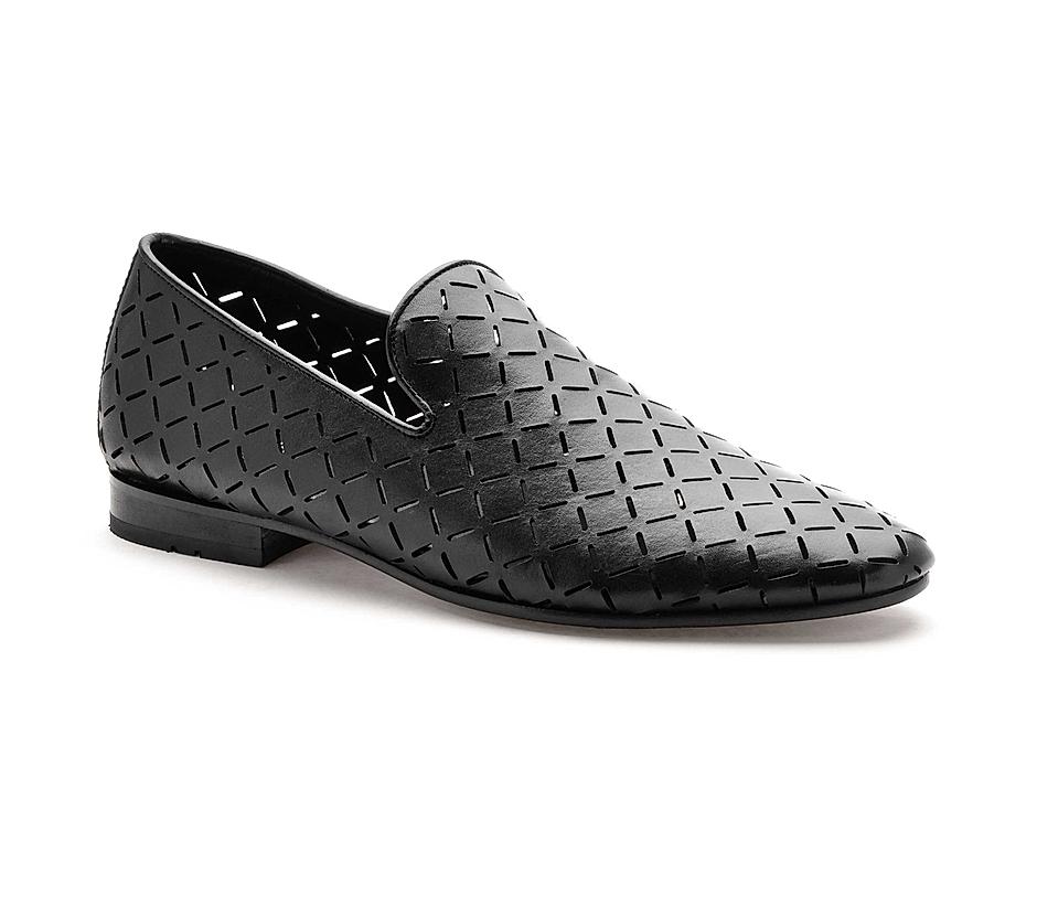 The Paul Black Men Occasion Slip-on Ruosh