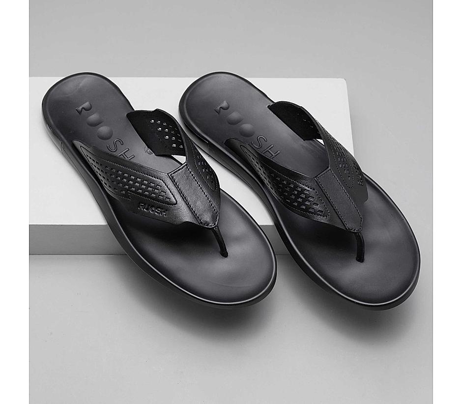The James Black Men Casual Slipper Ruosh