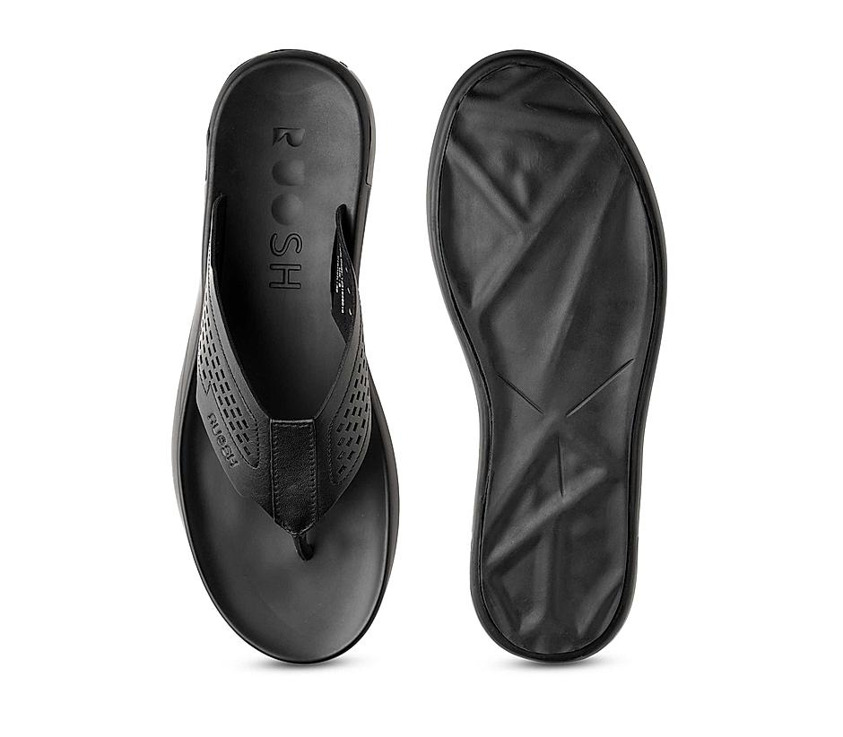 The James Black Men Casual Slipper Ruosh