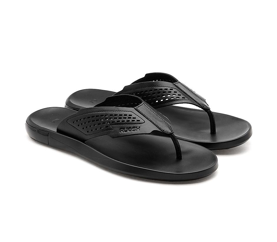 The James Black Men Casual Slipper Ruosh
