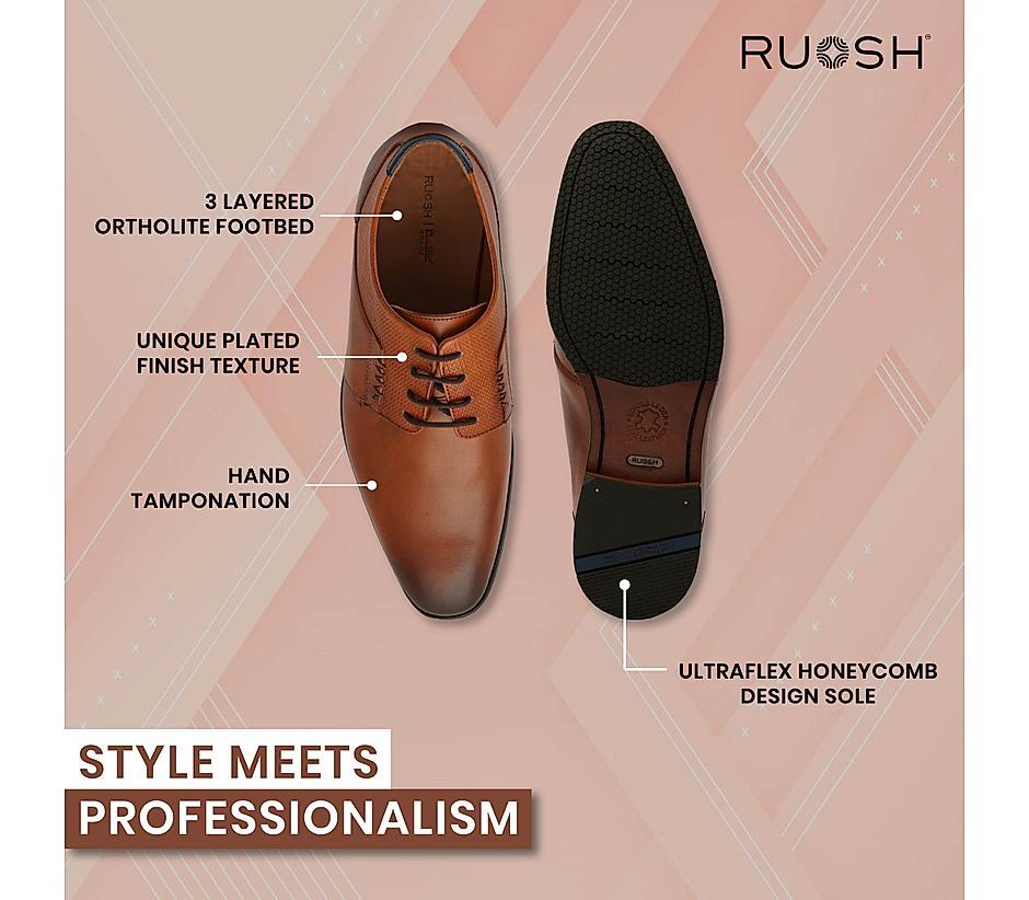 The Colombo Tan Men Formal Derby Ruosh