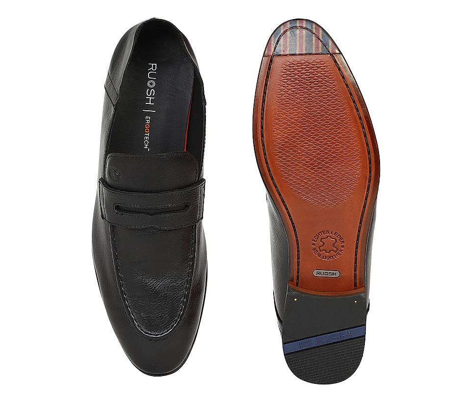 The Paul Black Men Occasion Slip-on Ruosh