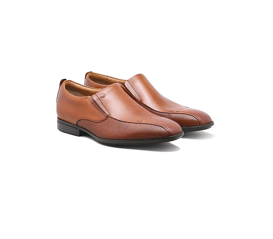 Buy Brown Formal Slip ons For men Ruosh