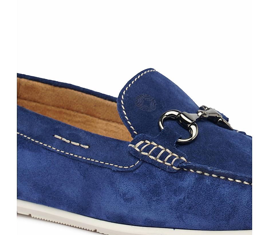 Ruosh blue loafers hotsell