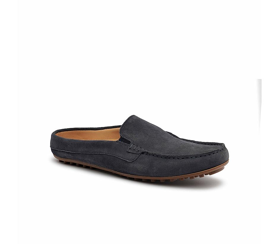 The Seti Navy Men Suede Casual Mule Ruosh