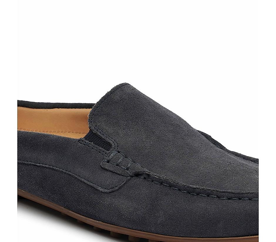 The Seti Navy Men Suede Casual Mule Ruosh