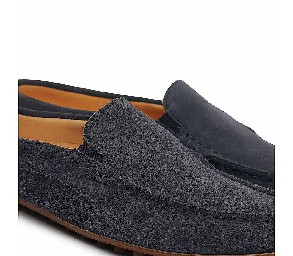 The Seti Navy Men Suede Casual Mule Ruosh