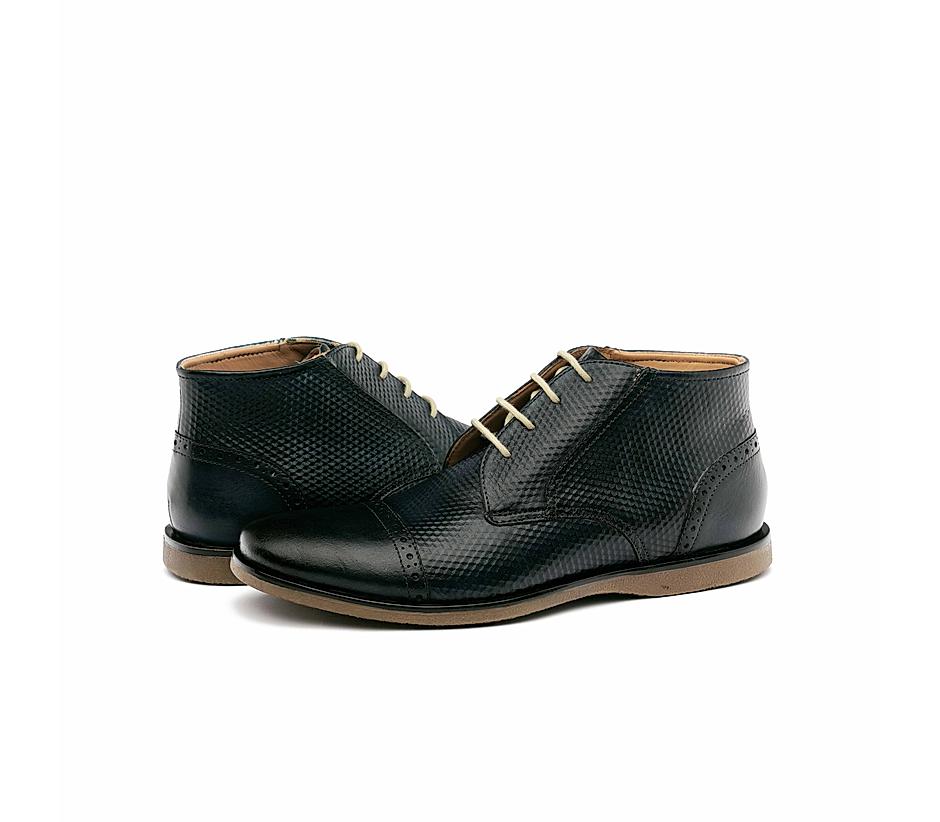 The Venice Navy Men Ankle chukka boot Ruosh