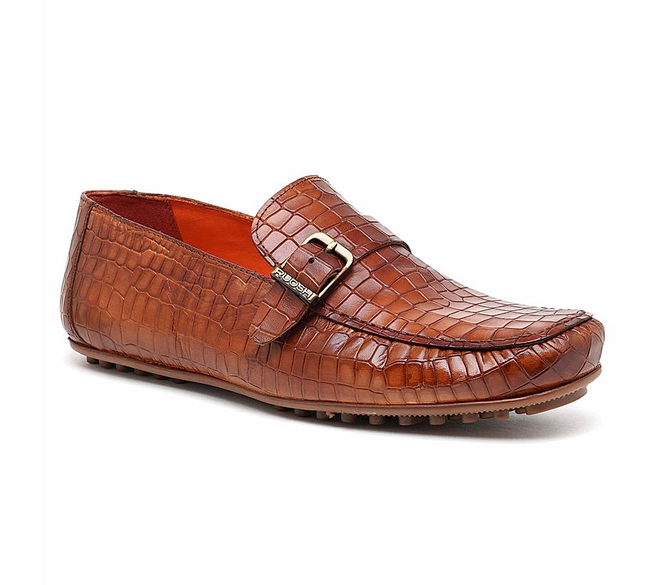 Croc print loafers outlet