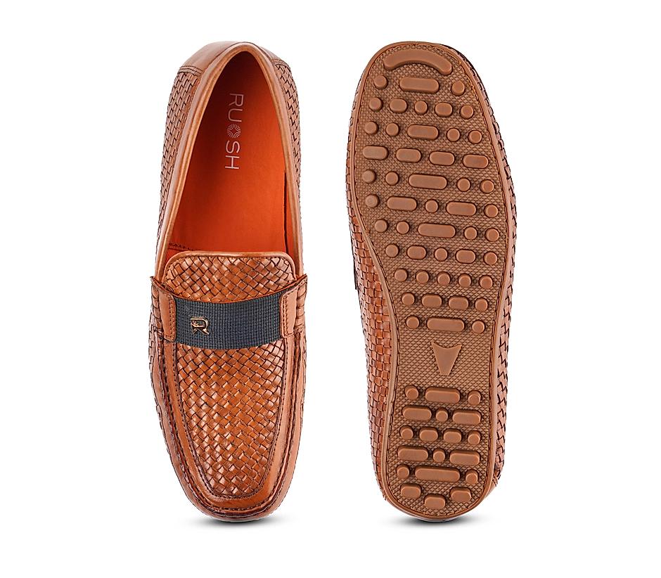 The Seti Tan Men HandCrafted leather Loafer Ruosh