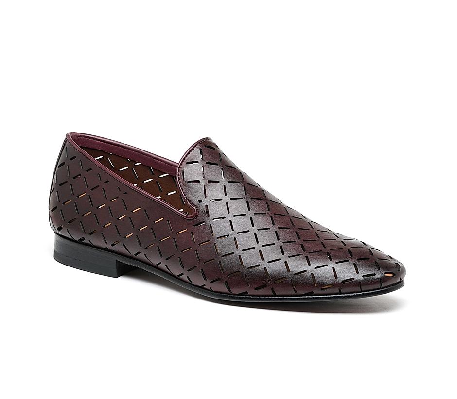 The Kotan Burgundy Men Occasion Slip-on Ruosh