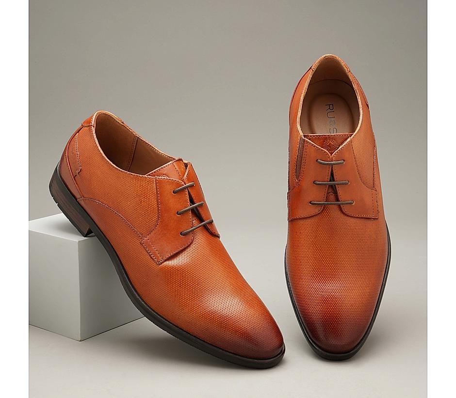 The Newyork Tan Men Formal Derby Ruosh