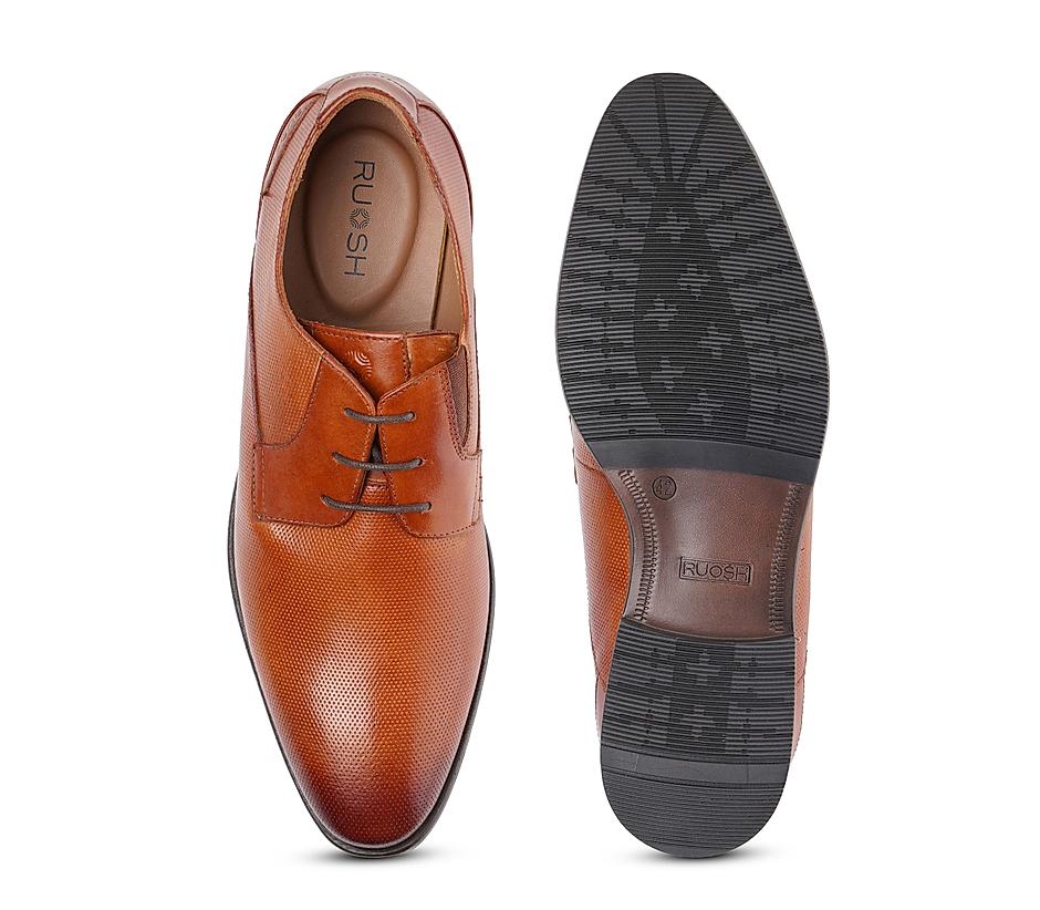 The Newyork Tan Men Formal Derby Ruosh