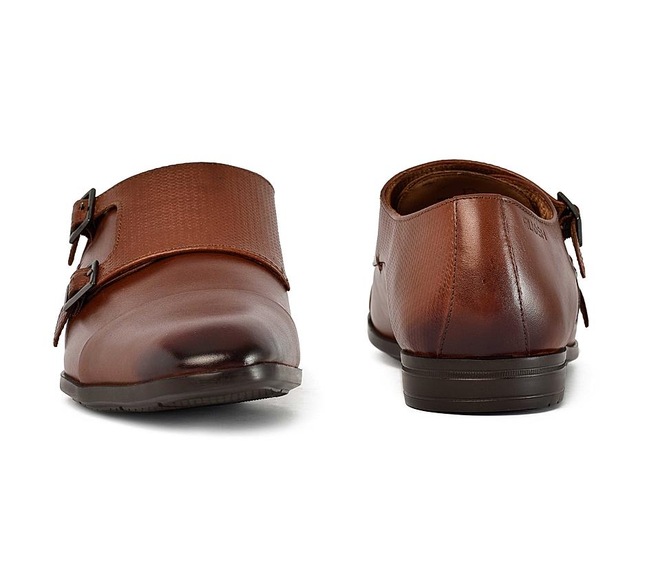 Ruosh Men Footwear Formal Shoes Monk Straps