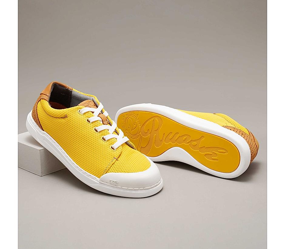 The Ruth Yellow Men Casual Sneaker Ruosh
