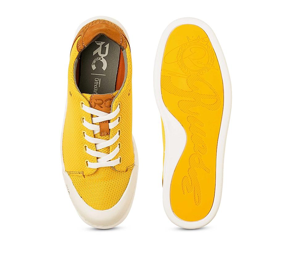 The Ruth Yellow Men Casual Sneaker Ruosh