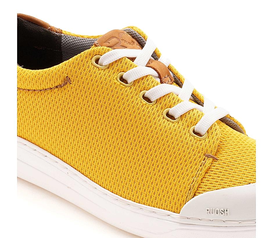 The Ruth Yellow Men Casual Sneaker Ruosh