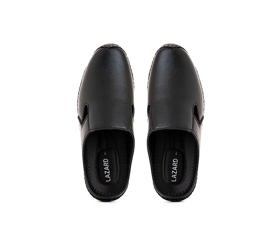 Lazard Black Mule Sandal for Men