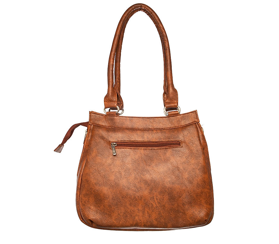 Khadim Women Brown Handbag