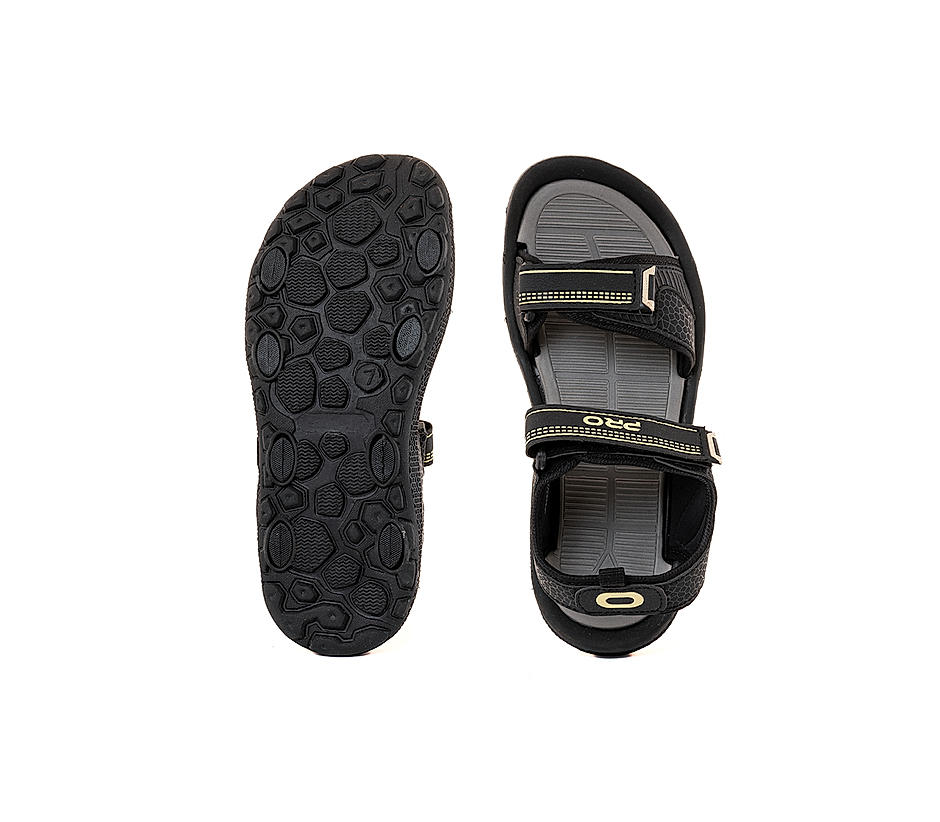 KHADIM Pro Black Floaters Kitto Sandal for Men (5290316)
