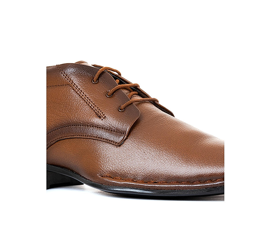 Lazard Brown Leather Chukka Boots for Men
