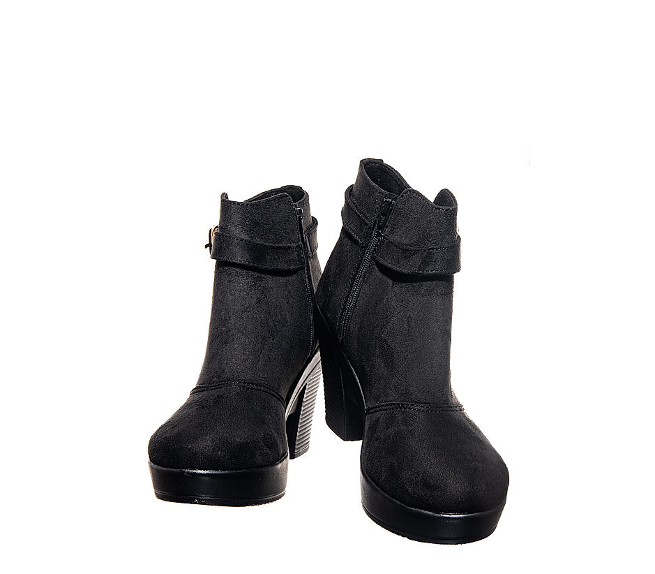 Black Block Heel Boots