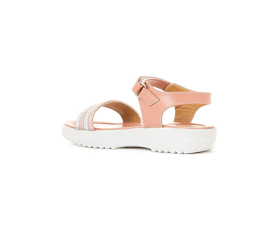 KHADIM Adrianna Rose Gold Flat Platform Sandal for Girls - 4.5-12 yrs (2746285)