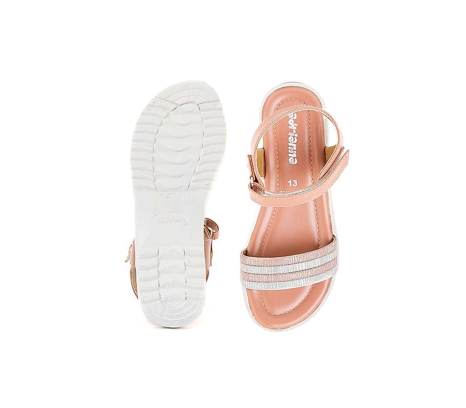 KHADIM Adrianna Rose Gold Flat Platform Sandal for Girls - 4.5-12 yrs (2746285)
