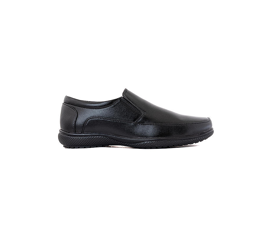 KHADIM Black Formal Slip On Shoe for Men (7236466)