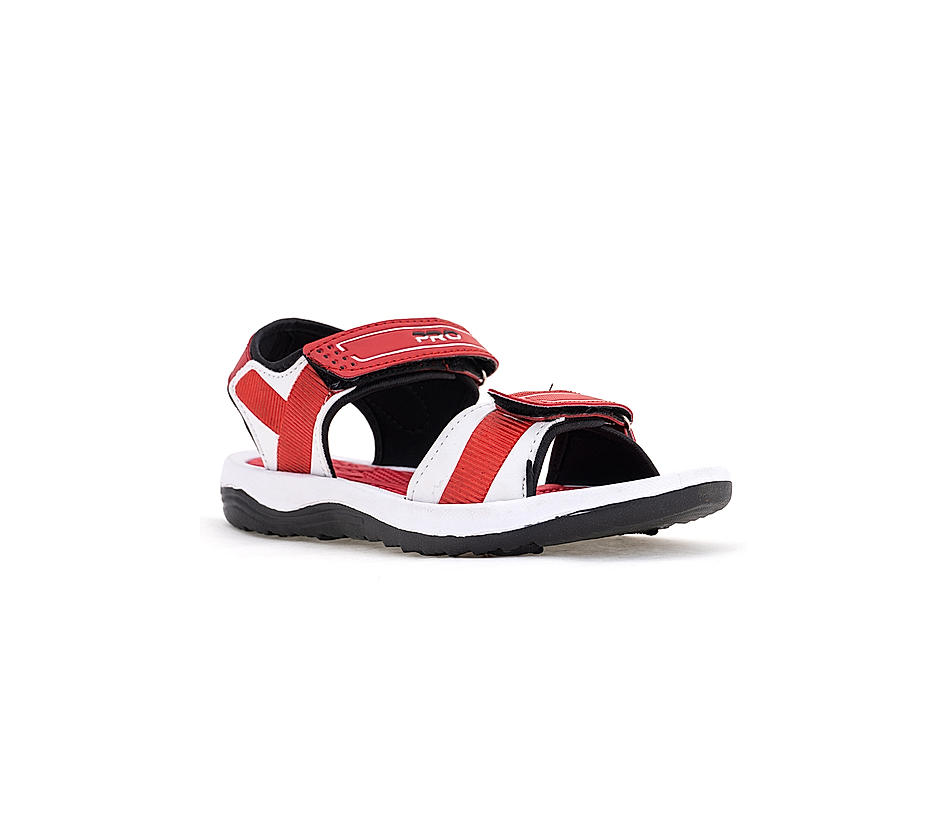 puma red floater sandals