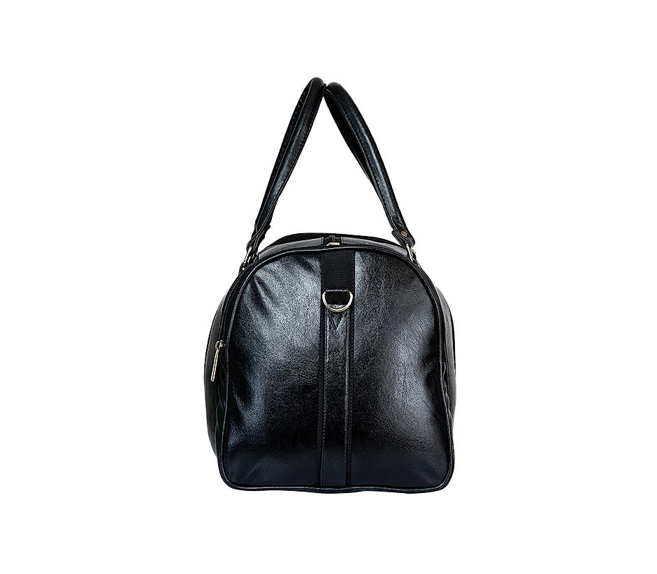 Khadim Black Duffel Bag for Men