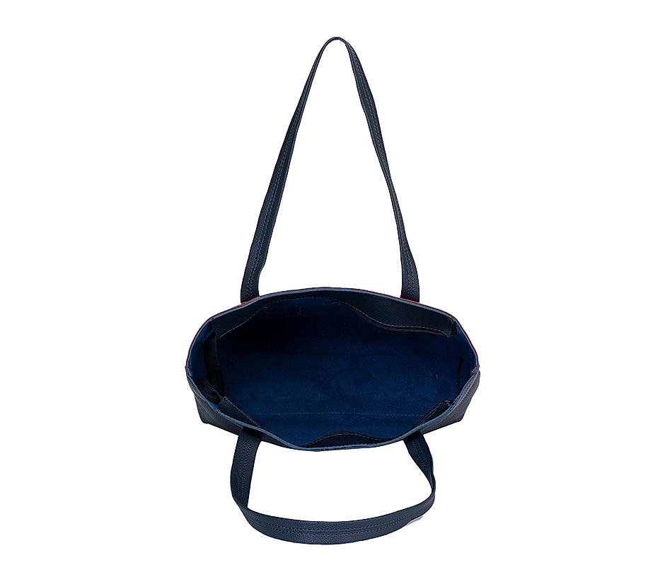 Khadim Navy Blue Handbag for Women