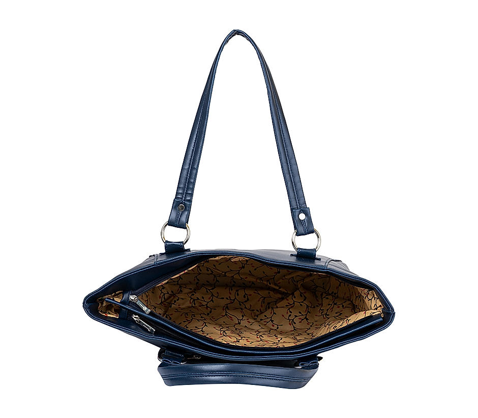 Khadim Navy Blue Handbag for Women