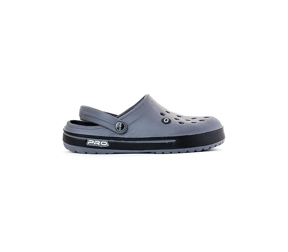 KHADIM Pro Grey Washable Clog Sandal for Men (6790052)