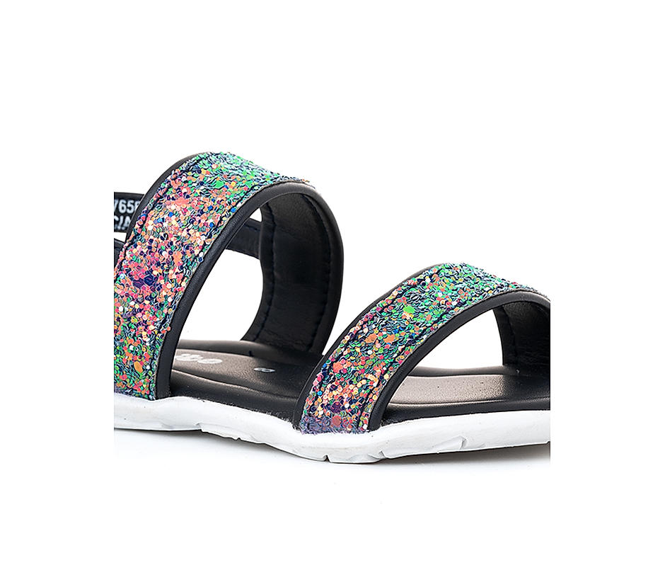 Buy Bonito Navy Flat Sandal for Girls (2-4.5 yrs) Online at Khadims ...