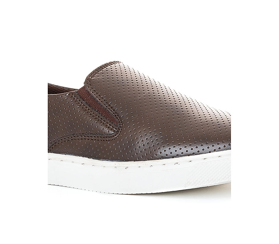 Buy Lazard Brown Slip On Casual Shoe for Men Online at Khadims ...