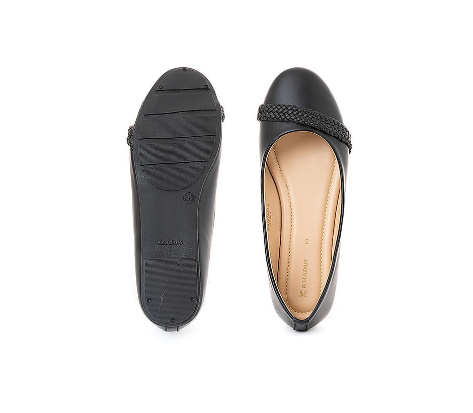 Buy Khadim Black Ballerina for Women Online at Khadims | 65375765361