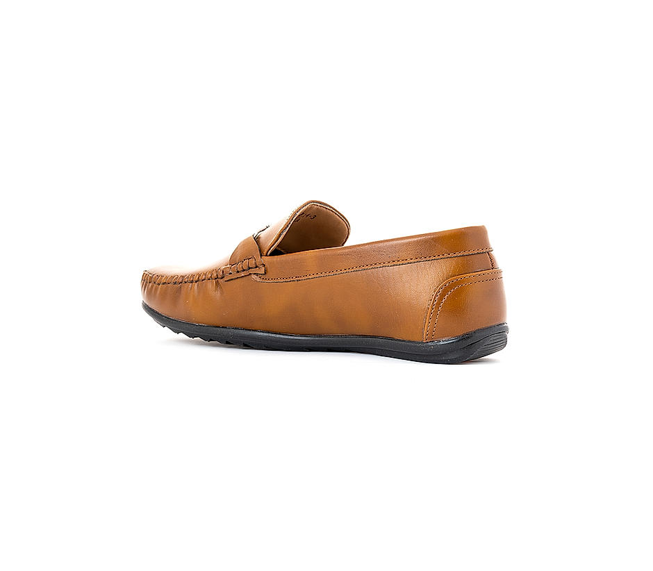 Khadim Tan Brown Loafers Casual Shoe for Men
