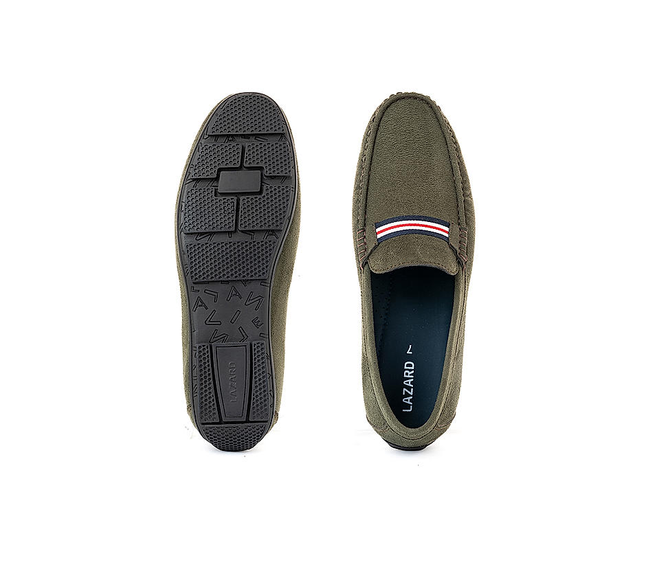 Buy Lazard Olive Loafers Casual Shoe for Men Online at Khadims ...