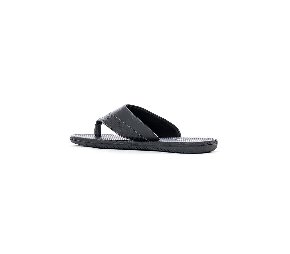 Lazard Black Flip Flops for Men