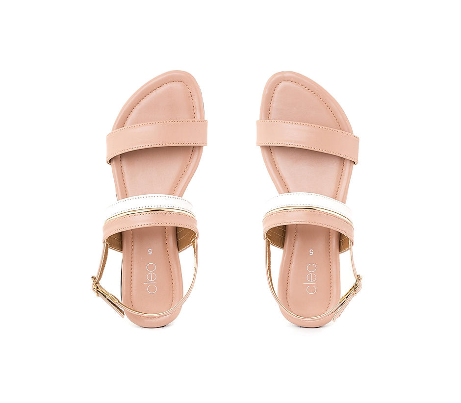 KHADIM Cleo Pink Flat Sandal for Women (5730285)