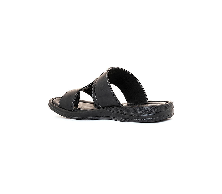 KHADIM Black Casual Slip On Sandal for Men (6410196)