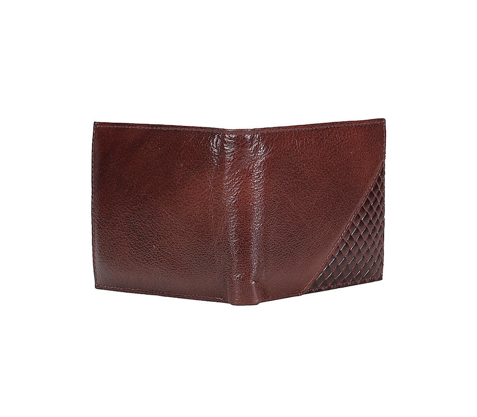 Khadim Men Brown Leather Wallet