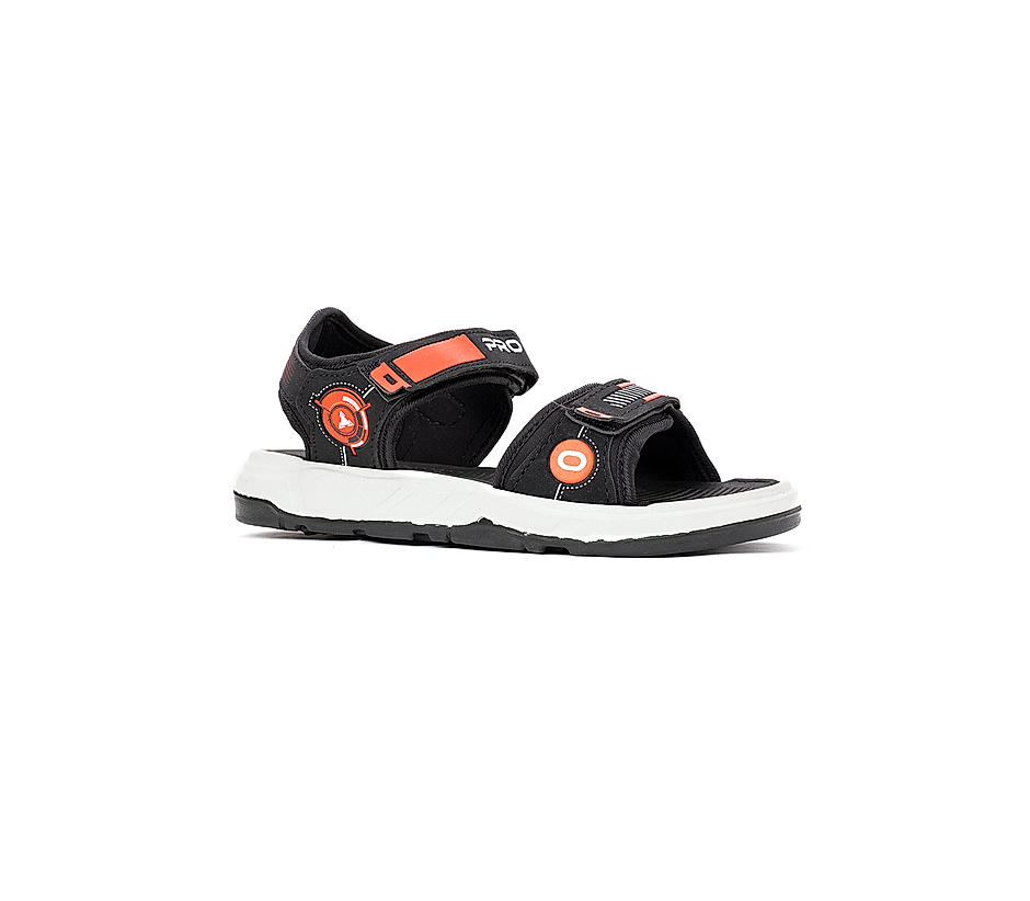 puma red floater sandals