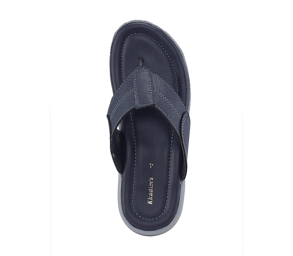 Khadim's Boys Navy Dress Slipper