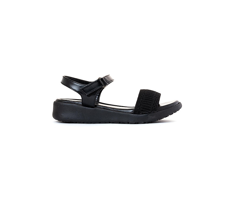 Softouch Black Heel Sandal for Women
