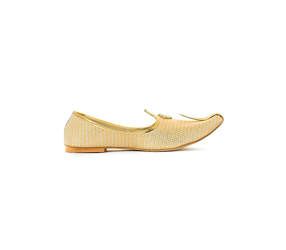 Khadim Gold Mojari Ethnic Shoe for Men